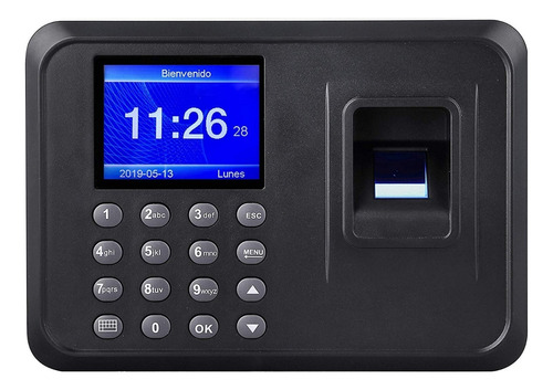 Reloj Biometrico Control Personal Reconocimiento Dactilar