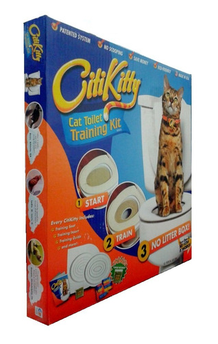 Entrenador De Baño Para El Gato Wc Por Etapas Citi Kitty