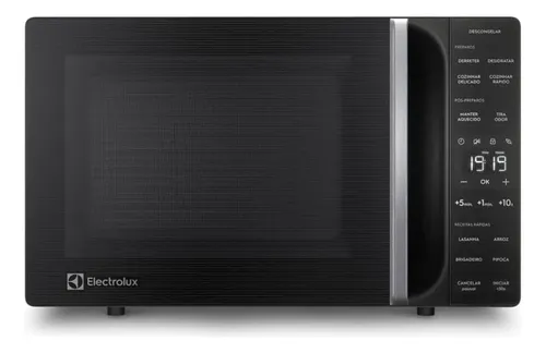 Micro-ondas Electrolux 23L Preto Efficient com Descongelamento Assistido (ME23P)