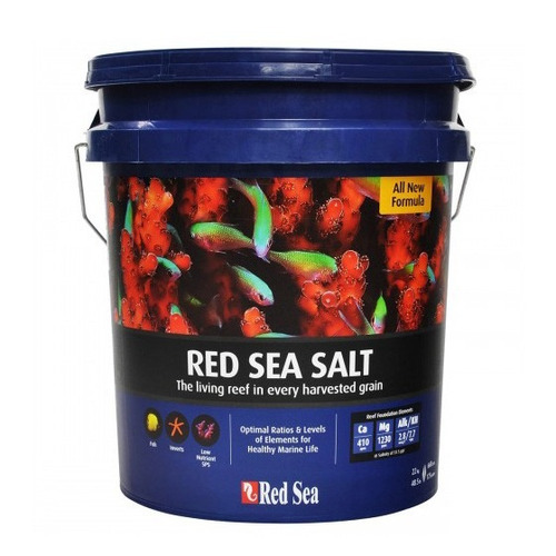 Sal Marinho Red Sea Salt  22kg - Brinde Densímetro