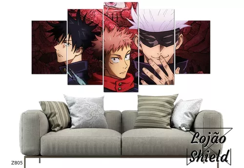 Quadro decorativo Yuuji and Sukuna Jujutsu Kaisen