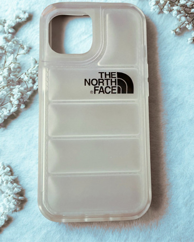 Funda Case Protector Para Iphone The North Face Uso Rudo Blanco Iphone 11