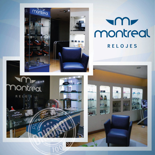 Imagen 9 de 10 de Reloj Montreal Hombre Ml1458 100% Acero Inox. Multifunción