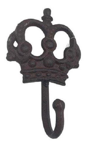 Figura Decorativa Perchero Corona Real De Hierro