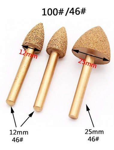 Imagen 1 de 5 de Broca Diamantada Corte , Grabado, Pulido, Taladro 6mm Vástag