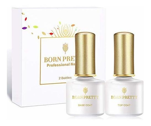 Born Pretty Base Coat Top Coat Set Para Esmalte De Uñas De G