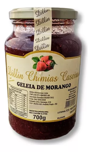 Geleia Dillin Chimias De Uva 700g