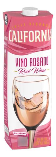 Vino Rosado California Zinfandel Tetrapack De 946 Ml