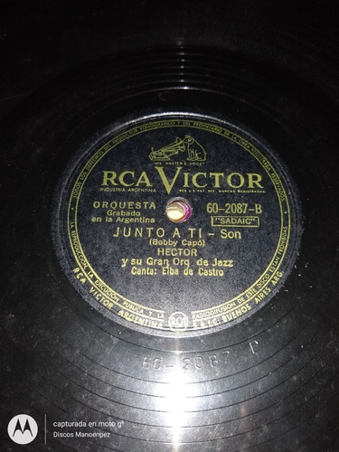 Pasta Hector Jazz Lilian Red Rca Victor C126