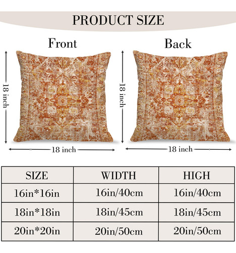 Juego De 2 Fundas De Almohada Bohemias 45 X 45 Cm