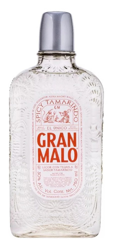 Licor De Tequila Gran Malo Spicy Tamarido 750ml