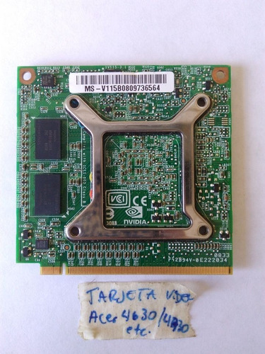 Tarjeta De Video Para Laptop Acer 4630 - 4730 (Usado)