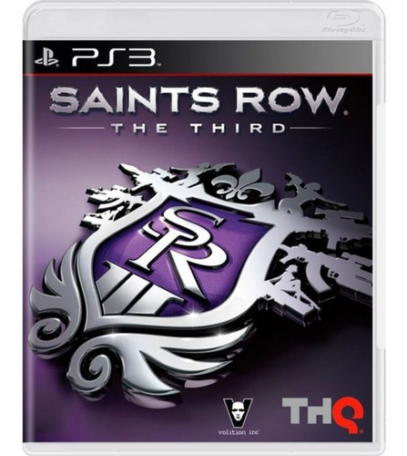 Jogo Novo Midia Fisica Saints Row The Third Original Pra Ps3