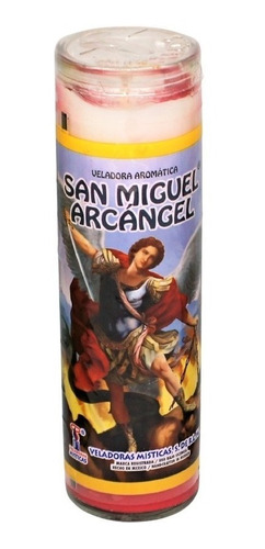 Veladora San Miguel Arcangel Ritualizada Preparada Aromatica