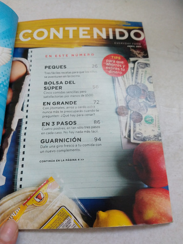 Revista Everyday Food En Español N 13 Abril 2011 (Usado)