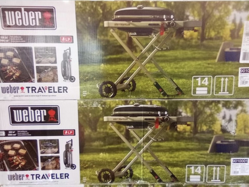 Asador Weber Traveler Negro Mate