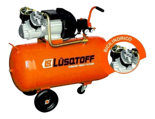 Compresor Lusqtoff Lc-40100 100lts 4hp Bicilindrico