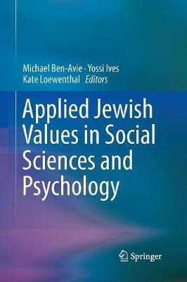 Libro Applied Jewish Values In Social Sciences And Psycho...