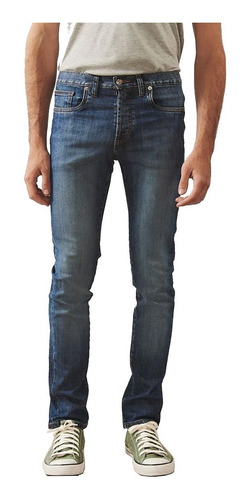 Jeans Hombre Bensimon Ultra Confort Gold Recto Tiro Bajo