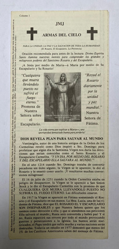 Armas Del Cielo. Dios Revela Plan Para Salvar Al Mundo. 1980