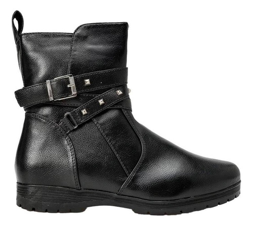 Bota Feminina Cano Baixo Mooncity 71126 Pto