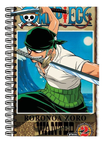 Cuadernos Universitarios One Piece Anime Tapa Dura