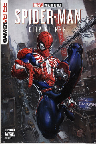 Cómic Marvel Monster Edition Spider-man City At War Gamer