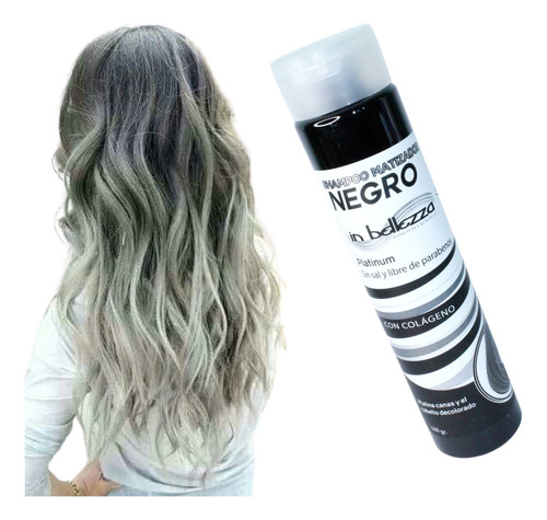 Shampoo Matizador Negro Inbellezza 120 Ml Piel Grasa
