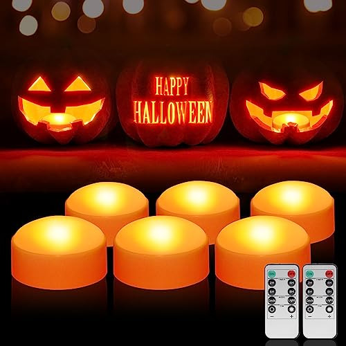 Linternas Sin Llama Led De Jack-o'-lantern, Luces Inter...