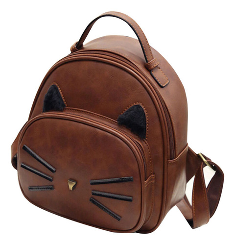 Mochila Con Bigote De Gato, Bolsa De Estudiante, Moderna, Pa