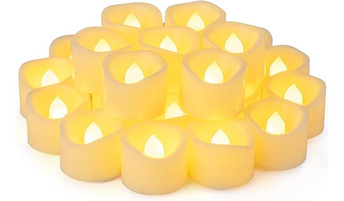 Paquete De 24 Velas Led De Te De 1 5 X 1 2 Pulgadas Pequeñas