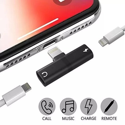 Adaptador 2 En 1 Carga & Audio Para iPhone