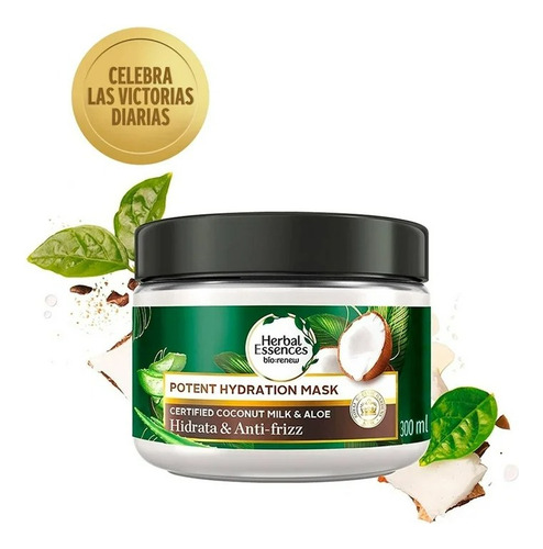 Mascarilla Capilar Herbal Essences Bio:renew Leche De Coco Y