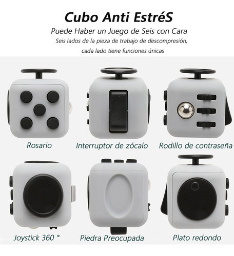 S+ Cubo Anti Estrés, Fidget Cubo Alivia El Estrés Y La