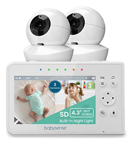 Babysense Monitor De Bebé, Pantalla Dividida De