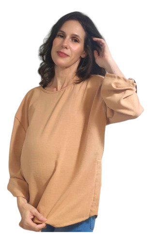 Remera Maternal Blusa Camisa Lactancia Embarazo Amamantar