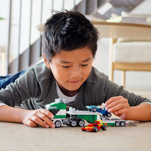 Lego® Creator - Transporte De Coches De Carreras (31113) Cantidad de piezas 328