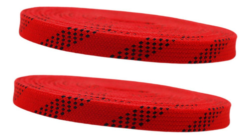 1 Par De Cadarços De Patins De Hóquei No 213 Cm Vermelho