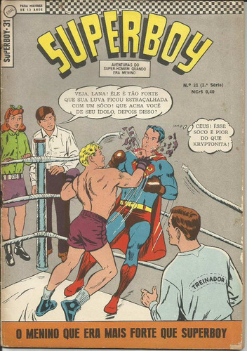 Revista Superboy 1968 (ed Ebal) 1ª Série Nº 31