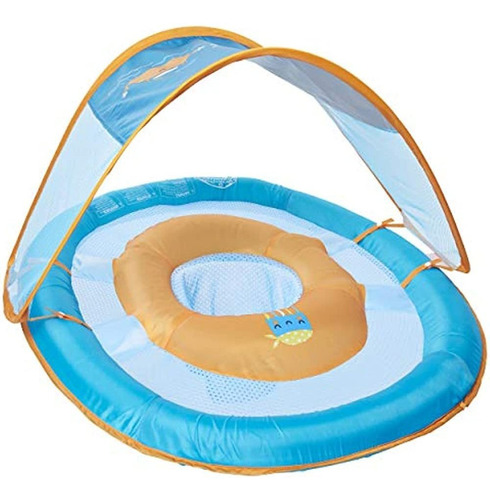 Swimways Baby Spring Float Dosel Para El Sol - Pez Verde