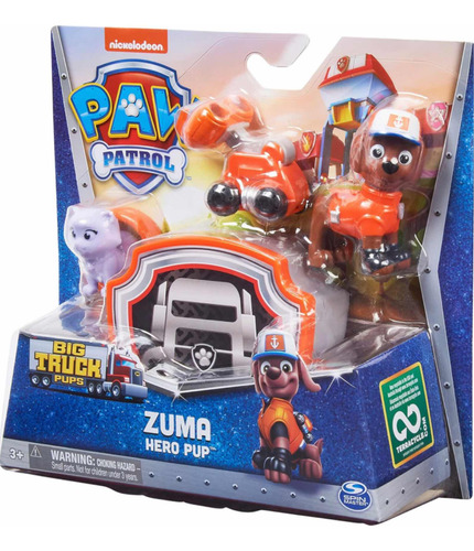 Set Con Cachorro Zuma, Paw Patrol, Spin Master