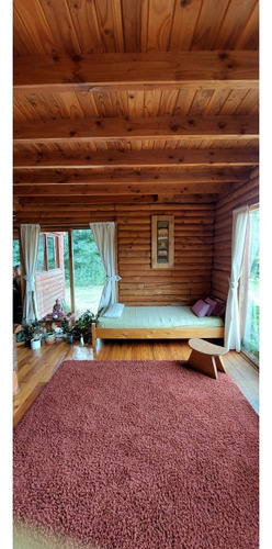 Acogedora Casa Rústica Tipo Bariloche, 3d-estar-2b Ñancul