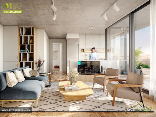 Imagen 7 de 21 de 01 Libertador | Venta Apartamento 2 Dormitorios A Estrenar Sobre Libertador | Aguada | Inversión Vivienda Promovida | Financiación | En Obra - Estrena 2022