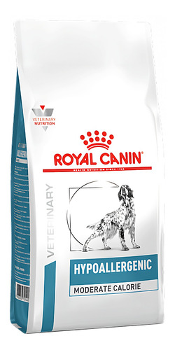 Alimento Royal Canin Veterinary Hypoallergenic Moderate Calorie para cão adulto todos os tamanhos sabor mix em sacola de 10.1kg