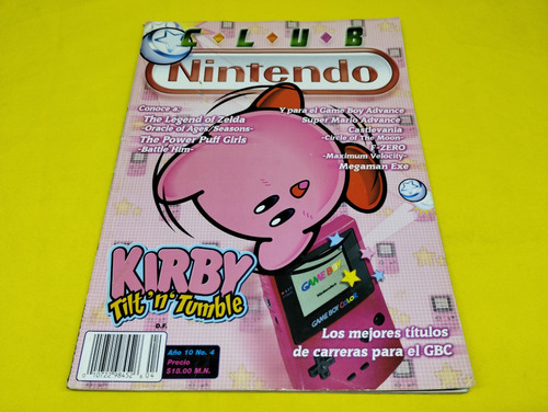 Revista Club Nintendo Año 10 #4 Kirby Tilt N Tumble