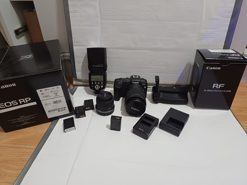 Canon Eos Rp Com Poucos Cliques Com Kit Varios Bindes (Usado)