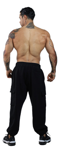 Pants Cargo Holgado De Algodón Para Hombre Fenix Fit
