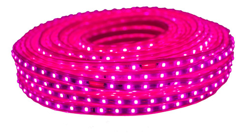 Manguera Led 5050 25 Metros Para Exerior Luz Rosa