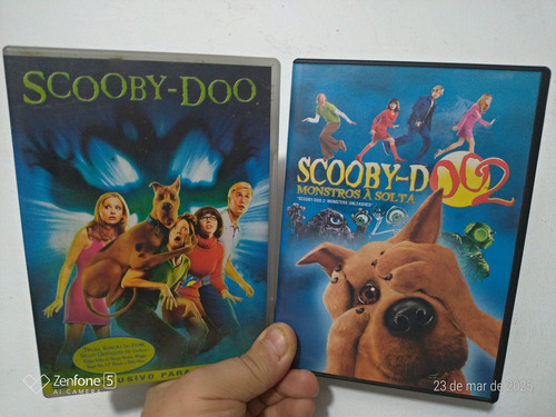Dvds Scooby Doo 1 E 2 Monstros A Solta Os Dos Juntos Leia