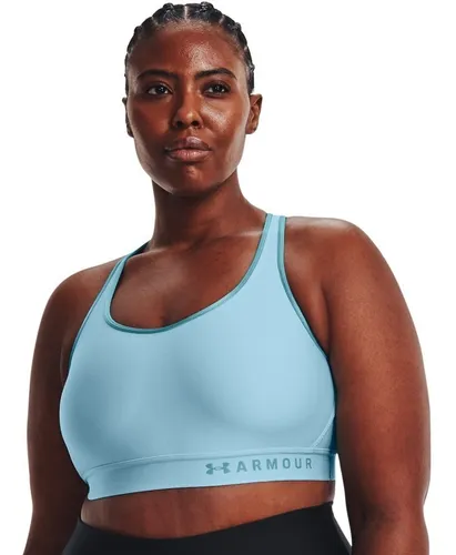 Top Deportivo Under Armour Keyhole Azul Para Mujer Env o gratis